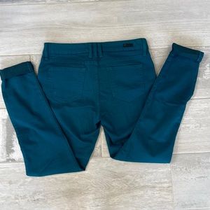 Kut from the Kloth green teal toothpick skinny Jeans